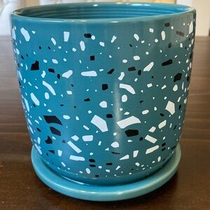 Terrazzo Ceramic Speckled Planter